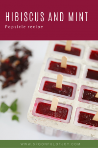 Flor de Jamaica paleta receta