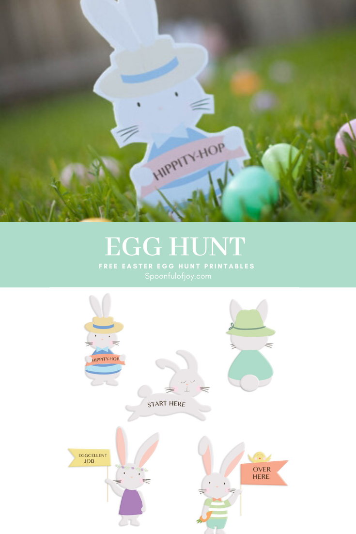 Free Easter egg hunt Printables – Spoonful of Joy